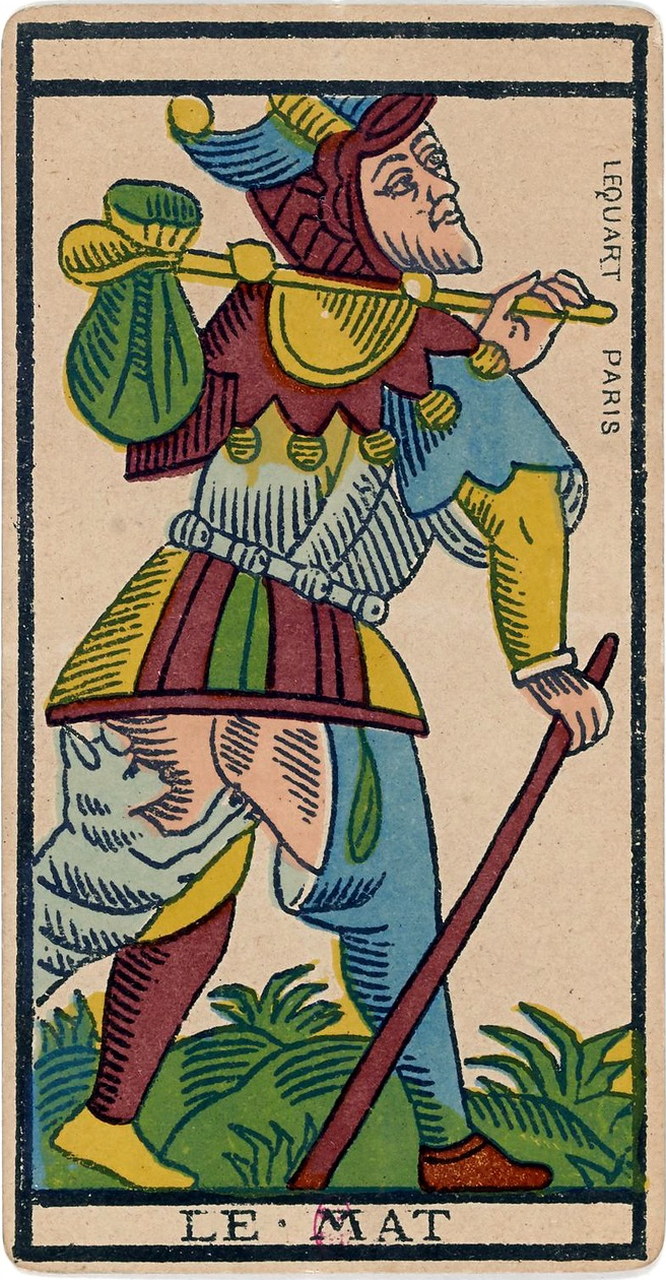 Le Mat from Tarot de Marseille